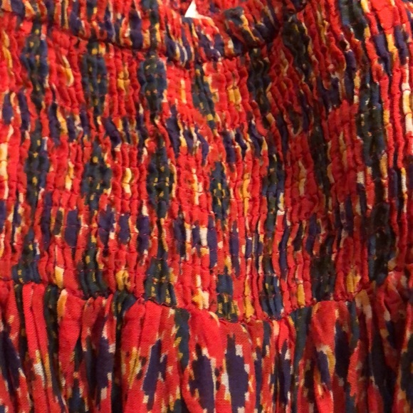 Cato Skirts Cato L Multi Color Lined Broom Stick Skirt 4 Waist Band